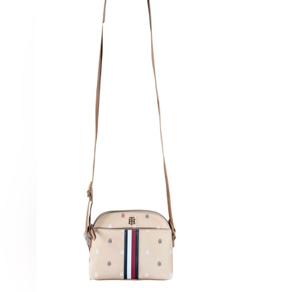 NWT Tommy Hilfiger Tan Crossbody Bag - Picture 5 of 8